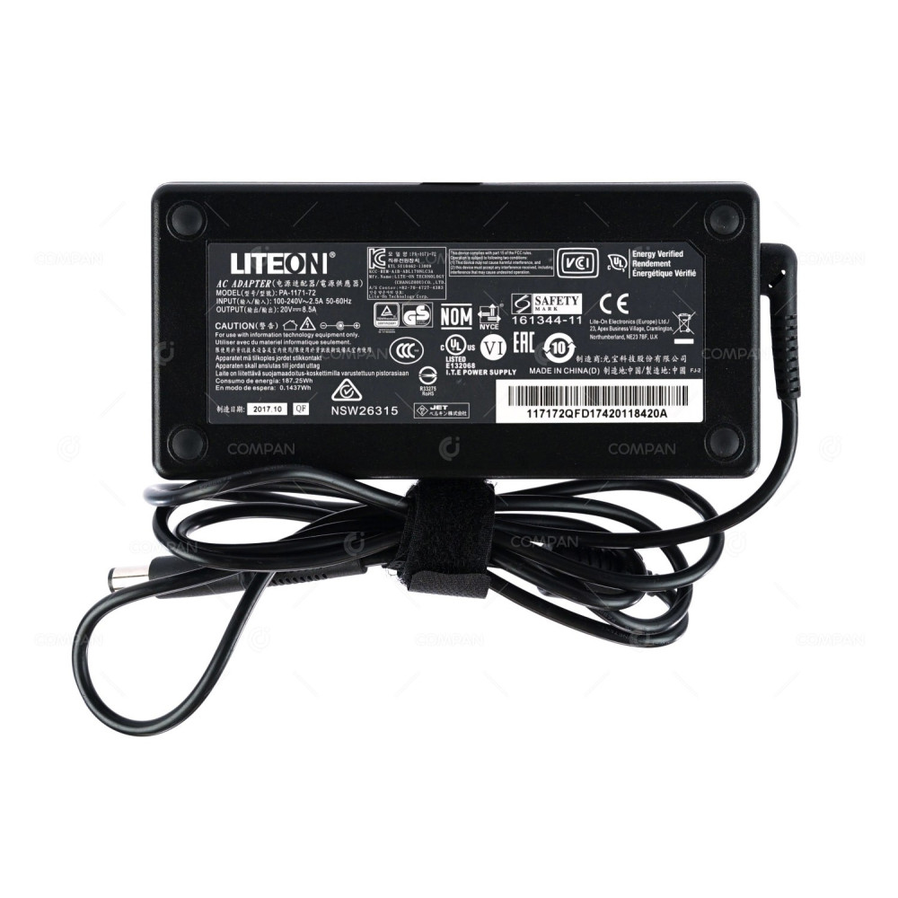 PA-1171-72 LITEON 170W 20V 8.5A 7.4X5.0 MM AC ADAPTER -